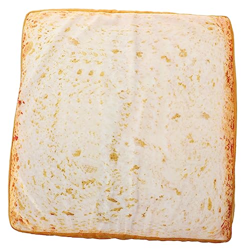 LRXIYODE Dekoratives Brot Kissen für Katzen Abnehmbares Schlafkissen für Haustiere Weiche Schlafmatte im Toastdesign für Zuhause und Unterwegs von LRXIYODE
