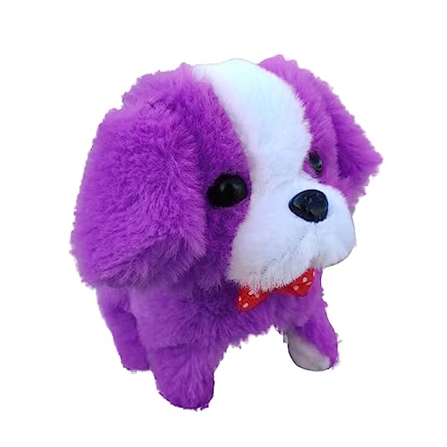 LRXIYODE Plüsch Elektronischer Hund Spielzeug Für Junge Mädchen Interaktives Bewegliches Kuscheltier Zufälligen Farben Fördert Kreativität Und Spielspaß Für Jungen Und Mädchen von LRXIYODE