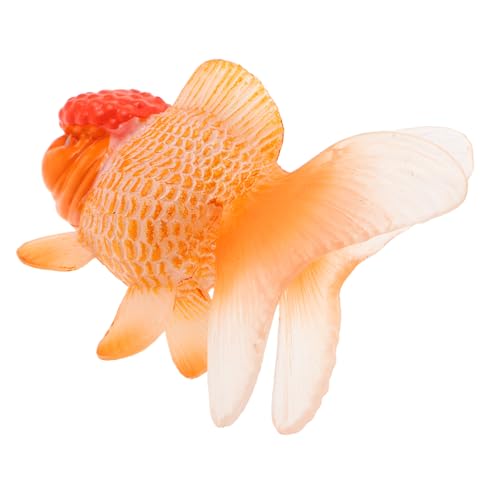 LRXIYODE Künstlicher Aquarienfisch: Realistischer Kleiner Goldfisch Aus Plastik Als Aquariumzubehör – Meerestiermodell Für Kinder – Gefälschte Goldfischdekoration von LRXIYODE