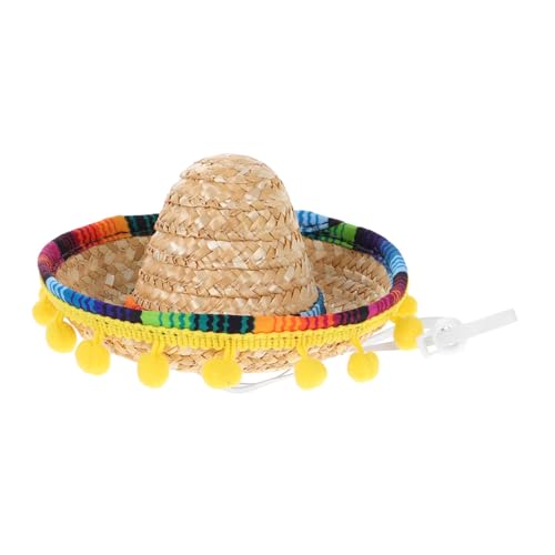 LRXIYODE Mini Mexikanischer Sombrero Hut für Haustiere und Lustige Festzubehör für Karneval und Fiesta Leicht und Anpassbar für Mottopartys und Feierlichkeiten LRXIYODE Mini Mexikanischer Sombrero Hut für Haustiere und Lustige Festzubehör für Karneval und Fiesta Leicht und Anpassbar für Mottopartys und Feierlichkeiten von LRXIYODE