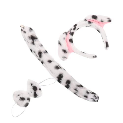 LRXIYODE Plüsch Hundeohren Stirnband mit Schleife und Teiliges Kostümset für Tier und Cosplay Partys Bequemes Verkleidungszubehör für Kleine Hunde und Tierkostüme LRXIYODE Plüsch Hundeohren Stirnband mit Schleife und Teiliges Kostümset für Tier und Cosplay Partys Bequemes Verkleidungszubehör für Kleine Hunde und Tierkostüme von LRXIYODE