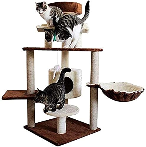 Kletterbaum Katzenkratzbaum Katzenbaum Katzenklettergerüst Kreative Kratzbaum Katzenkratzer Katzenklettergerüst Katzenbett Katze kratzen Zuhause Wohnzimmer Katzenklettern LSDRALOBOOE 714 von LSDRALOBOOE