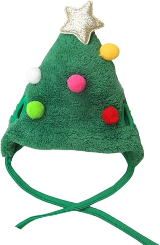 Weihnachtsbaum Kopfbedeckung Hut für Haustier Dekorationen Weihnachten Foto Requisiten von LSFYYDS