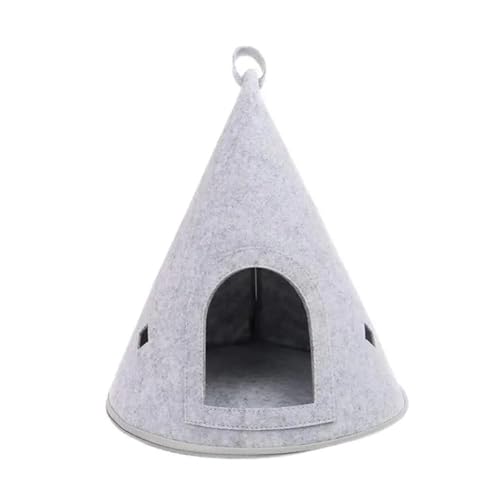 Cozy Pet Zelt für Katzen und kleine Hunde | Hundehaus aus Filz zum Spielen und Ausruhen, rutschfeste Unterseite für Stabilität | Komfortabel Cozy Pet Zelt für Katzen und kleine Hunde | Hundehaus aus Filz zum Spielen und Ausruhen, rutschfeste Unterseite für Stabilität | Komfortabel von LSHTAR