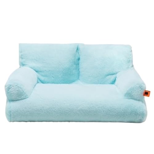 Gemütliches Plüsch-Hundebett | Abnehmbares und leicht zu reinigendes Haustiersofa für Katzen und Welpen | rutschfeste Unterseite | leichtes Design Gemütliches Plüsch-Hundebett | Abnehmbares und leicht zu reinigendes Haustiersofa für Katzen und Welpen | rutschfeste Unterseite | leichtes Design von LSHTAR