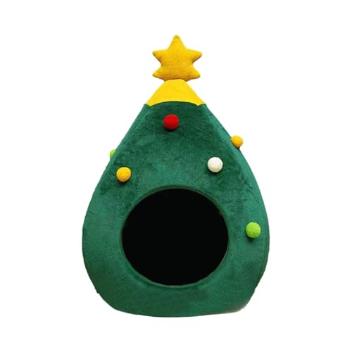 Katzenhaus für den Weihnachtsbaum | weiches Baumwoll-Haustierbett warm und gemütlich Innenzelt, leicht zu reinigen für kleine Tiere Katzenhaus für den Weihnachtsbaum | weiches Baumwoll-Haustierbett warm und gemütlich Innenzelt, leicht zu reinigen für kleine Tiere von LSHTAR