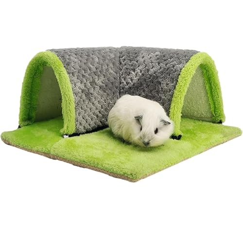 Kuscheliges Plüsch-Hamsterhaus | Kleintierbett & waschbarer Tunnel für Hamster, Chinchillas, Igel – weiches Samtfell Kuscheliges Plüsch-Hamsterhaus | Kleintierbett & waschbarer Tunnel für Hamster, Chinchillas, Igel – weiches Samtfell von LSHTAR