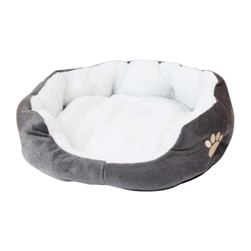 Verstärktes Hundebett, gepolstert, für maximalen Komfort, Nackenstütze, rutschfest, für kleine und mittelgroße Hunde Verstärktes Hundebett, gepolstert, für maximalen Komfort, Nackenstütze, rutschfest, für kleine und mittelgroße Hunde von LSHTAR