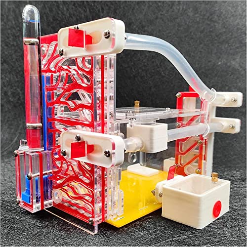 Ameisenfarm, Ameisenzuchtnest, Ameisenfarm, 3D-Ameisennest mit Futterbereich, feuchtigkeitsspendender Wasserturm, Insektenameisenhaus, Villa, Haustierwerkstatt, 11 x 15 x 21 cm (Farbe: Rot) (Farbe: Bl von LSSEDA