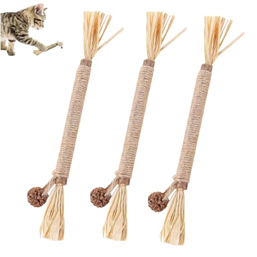 LSYQFB Neue Nylatails Silvervine Zahnreinigungsstäbchen, natürliches Silvervine Zahnreinigungsstäbchen Katzenspielzeug, natürliches Zahnreinigungsstäbchen Katzenkauspielzeug, lindert Angst und Stress LSYQFB Neue Nylatails Silvervine Zahnreinigungsstäbchen, natürliches Silvervine Zahnreinigungsstäbchen Katzenspielzeug, natürliches Zahnreinigungsstäbchen Katzenkauspielzeug, lindert Angst und Stress von LSYQFB