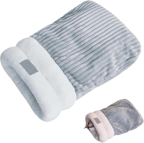 Katzenschlafsack, weicher bequemer Katzen-Winterschlafsack für Hunde und Katzen bis zu 5,4 kg (Blau) von LSYZHX