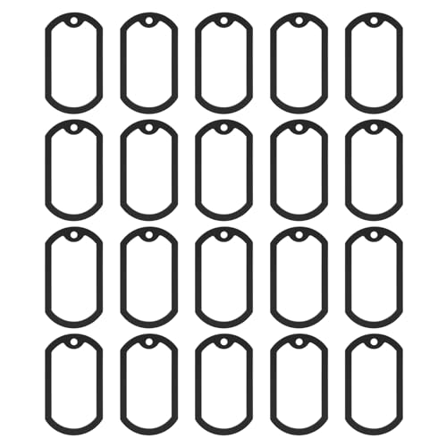 LT Easiyl 20x Silikonringe Packung Hundemarke 52 x 30mm Schalldämpfer Silikonkautschuk ID-Tag-Schutz zur Reduzierung von Klirrgeräuschen, Schwarz LT Easiyl 20x Silikonringe Packung Hundemarke 52 x 30mm Schalldämpfer Silikonkautschuk ID-Tag-Schutz zur Reduzierung von Klirrgeräuschen, Schwarz von LT Easiyl