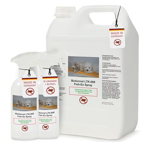 Biodelta Anti Floh Bundle 2 x 500ml + 1x 5L für Hund Katze - Floh-Ex UmgebungsBundle Haustier Hundeflöhe Katzenflöhe bekämpfen bei akutem Befall & präventiv - Flöhe Bundle Wohnung Möbel Bett Biodelta Anti Floh Bundle 2 x 500ml + 1x 5L für Hund Katze - Floh-Ex UmgebungsBundle Haustier Hundeflöhe Katzenflöhe bekämpfen bei akutem Befall & präventiv - Flöhe Bundle Wohnung Möbel Bett von LTK-008