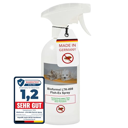 Biodelta Anti Flohspray 1L für Hund Katze - Floh-Ex Umgebungsspray Haustier Hundeflöhe Katzenflöhe bekämpfen bei akutem Befall & präventiv - Flöhe Spray Wohnung Möbel Bett - hochwirksam Biodelta Anti Flohspray 1L für Hund Katze - Floh-Ex Umgebungsspray Haustier Hundeflöhe Katzenflöhe bekämpfen bei akutem Befall & präventiv - Flöhe Spray Wohnung Möbel Bett - hochwirksam von LTK-008
