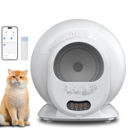 Katzenklo Selbstreinigend, Selbstreinigende Katzentoilette Extra 65L/Abnehmbarer Sandkontrollkasten/Sicherer Alert/APP-Steuerung/Anti-Pinch Automatische Elektrisches Katzenklo für Mehrere Katzen Katzenklo Selbstreinigend, Selbstreinigende Katzentoilette Extra 65L/Abnehmbarer Sandkontrollkasten/Sicherer Alert/APP-Steuerung/Anti-Pinch Automatische Elektrisches Katzenklo für Mehrere Katzen von LTPAG