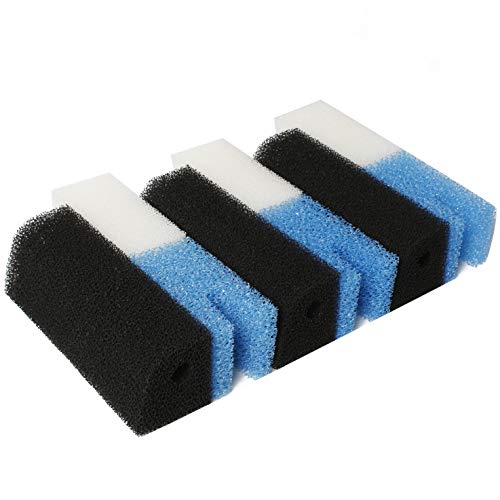 LTWHOME Aquarium Schwämme Sets Kompatibel mit Ferplast Blumec 05, Bluclear 05 Sponges passend für Bluwave Internal Filter (3 Sets) von LTWHOME