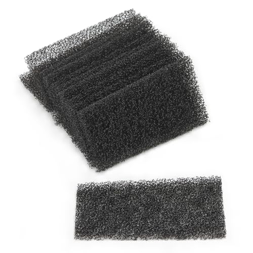 LTWHOME Bio Filterschwamm passend für Tetra Filter Foam, EasyCrvstal, FilterBox 250/300 (12 Stück) von LTWHOME