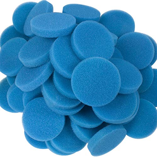 LTWHOME Blauer Filterschwamm/Filtermatten Passend für Eheim Classic 2215 350(50 Stück) von LTWHOME