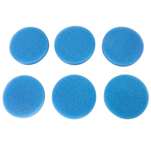 LTWHOME Blauer Filterschwamm/Filtermatten Passend für Eheim-Classic 2217/600 (6 Stück) von LTWHOME
