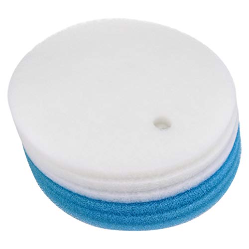 LTWHOME Ersatz für weiße Filterwatte und blaues Filterpad Tetra Pond Clear Choice Biofilter(6 Stück) von LTWHOME