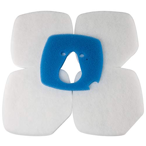 LTWHOME Filterschwamm Passend für Eheim Professional 3 2080/2180 (1 Blau und 4 Weiß) von LTWHOME