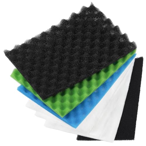 LTWHOME Große DIY Poly grobe feine Schaum Filter Pads Serie für Aquarium Pond(14 Stück) von LTWHOME