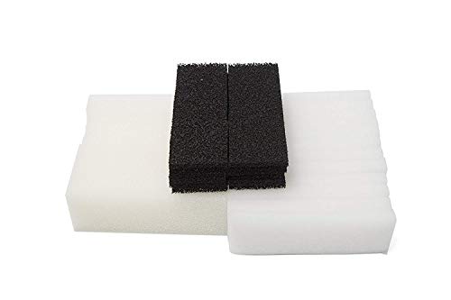 LTWHOME Kompatible Schaumstoff-Filterpads für Fluval 3 Plus + Filter (36 Stück) von LTWHOME