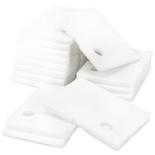 LTWHOME Kompatible Zahnseide-Pads für Cascade 1200/1500 GPH Aquarium-Kanisterfilter (30 Stück) von LTWHOME
