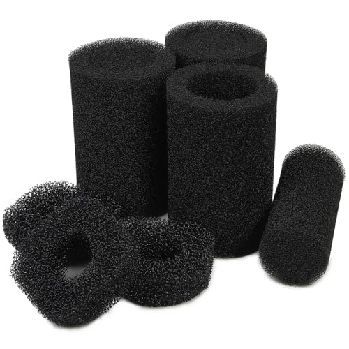 LTWHOME Runder Schaum Filter Schwamm Serie Passend für All Pond Solutions CUP-359 Filter(6 Sets) von LTWHOME