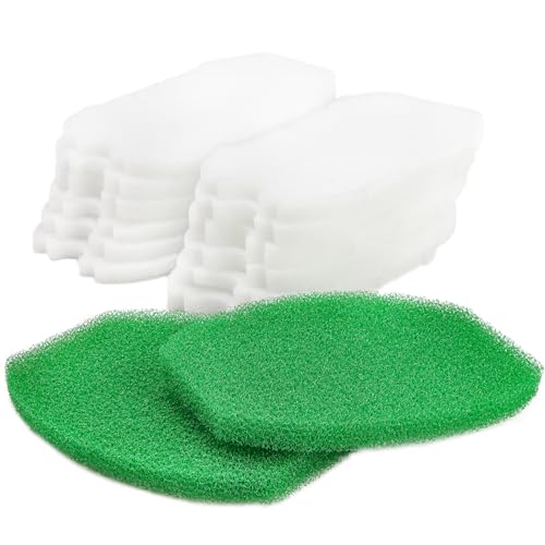 LTWHOME Schaumstoff und Polymerwolle Filterpads Teichpflege Sets passend für Aquagarden inpond 5 in 1 200 (14 Stück) von LTWHOME