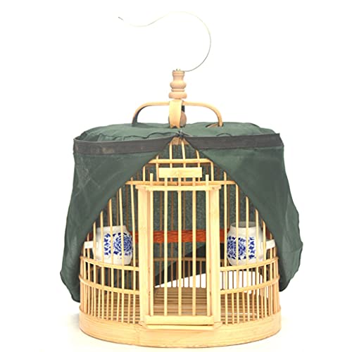 Vogelkäfig Handgemachter Vogelkäfig for kleine Papagei-Vogelkäfig-einfache Vogelkäfig-dekorativer Käfig, geeignet for kleine Vögel, Kanarien, Liebesvögel Finkenkäfig (Color : D) von LUCBEI