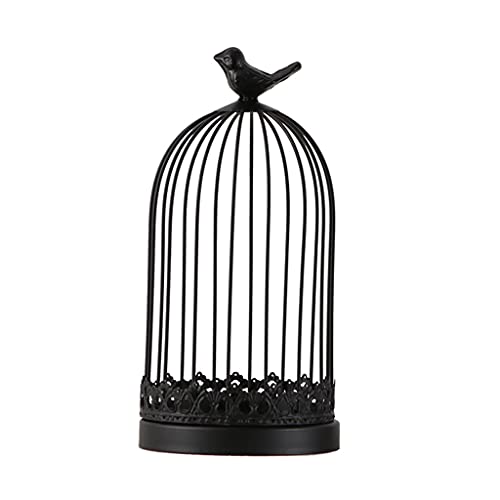 Vogelkäfig Old-Fashioned Birdcage Eisen Ornamente Retro Kreative Birdcage Grüne Anlagen Einrichtungsgegenstände geeignet for Innen- und Außenbereich Finkenkäfig (Color : D) von LUCBEI