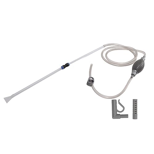 Aquarium -Vakuumkiesreiniger, Siphonpumpe für Fischtankfischreiniger Handsiphonschlauch Zum Entfernen und Wechsel von Wasser oder Sand in Minuten Aquariumwasserwechsler für Fischtank (Standard) von LUCKDANO