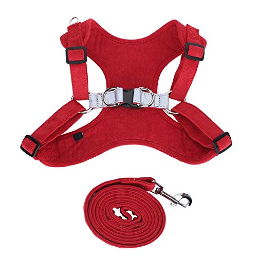 Hundekabelbaum, Hundeleine Hundekabelbaum und Leine Setzen Sie kein Pull -Hundegurthund -Brustgurt Reflektierende Haustierweste -Gurt Zum Gehen, Laufen, Training, Kleine Mittelgroße Große Hunde, (M) von LUCKDANO