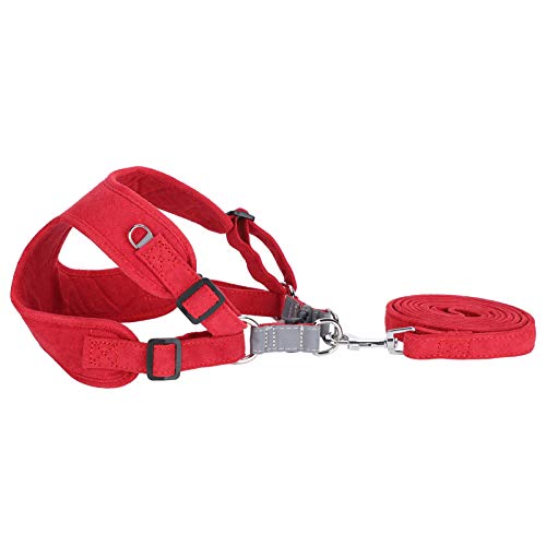 Hundekabelbaum, Hundeleine Hundekabelbaum und Leine Setzen Sie kein Pull -Hundegurthund -Brustgurt Reflektierende Haustierweste -Gurt Zum Gehen, Laufen, Training, Kleine Mittelgroße Große Hunde, (S) von LUCKDANO