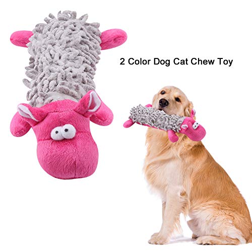 Hundespielzeug, Hundespielzeug für Aggressive Chewers Welpenspielzeug Haustierplüschspielzeug Lustiges Trainingsinstrument Interaktives Gefüllte Hund Kauspiel Spielzeug für Kleine, Mittlere und (PINK) Hundespielzeug, Hundespielzeug für Aggressive Chewers Welpenspielzeug Haustierplüschspielzeug Lustiges Trainingsinstrument Interaktives Gefüllte Hund Kauspiel Spielzeug für Kleine, Mittlere und (PINK) von LUCKDANO