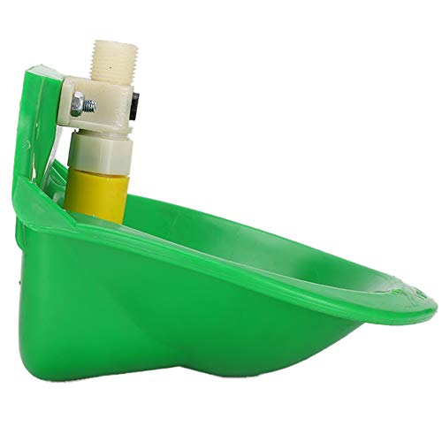 LUCKDANO Automatische Wasserschale, Pferdespeicher Pferdeswasser Trog Touch Ventil Plastik Tasse Tierfuttermittel Schafwasserschalen Farm Wasserer Trinkgeräte für Viehstock (Fruchtwasserschale aus von LUCKDANO