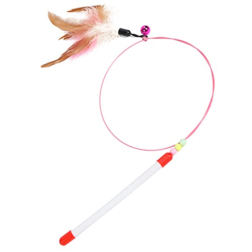 LUCKDANO Cat Fishing Pole Spielzeug, Katzenspielzeug für Innenkatzen Katzen Zauberstab Spielzeug Renner Zauberstab und Federspielzeug Interaktive Katzenspielzeug für Innenkatzen Kätzchen Kitty Play LUCKDANO Cat Fishing Pole Spielzeug, Katzenspielzeug für Innenkatzen Katzen Zauberstab Spielzeug Renner Zauberstab und Federspielzeug Interaktive Katzenspielzeug für Innenkatzen Kätzchen Kitty Play von LUCKDANO