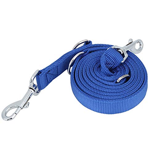 LUCKDANO Doppelte Leine für Zwei Hunde, Doppelte Leine Dual -Hunde - Nylon Flexible Haustierhund Wanderleinen Traktionsseil mit Kette Dual für Mittelgroße und Große Rassen für Zwei (2,5 cm * 200 cm) LUCKDANO Doppelte Leine für Zwei Hunde, Doppelte Leine Dual -Hunde - Nylon Flexible Haustierhund Wanderleinen Traktionsseil mit Kette Dual für Mittelgroße und Große Rassen für Zwei (2,5 cm * 200 cm) von LUCKDANO