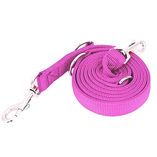 LUCKDANO Doppelte Leine für Zwei Hunde, Doppelte Leine Dual -Hunde - Nylon Flexible Haustierhund Wanderleinen Traktionsseil mit Kette Dual für Mittelgroße und Große Rassen für Zwei (2,5 cm * 200 cm) LUCKDANO Doppelte Leine für Zwei Hunde, Doppelte Leine Dual -Hunde - Nylon Flexible Haustierhund Wanderleinen Traktionsseil mit Kette Dual für Mittelgroße und Große Rassen für Zwei (2,5 cm * 200 cm) von LUCKDANO
