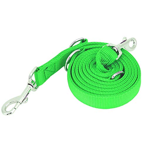 LUCKDANO Doppelte Leine für Zwei Hunde, Doppelte Leine Dual -Hunde - Nylon Flexible Haustierhund Wanderleinen Traktionsseil mit Kette Dual für Mittelgroße und Große Rassen für Zwei (2,5 cm * 200 cm) LUCKDANO Doppelte Leine für Zwei Hunde, Doppelte Leine Dual -Hunde - Nylon Flexible Haustierhund Wanderleinen Traktionsseil mit Kette Dual für Mittelgroße und Große Rassen für Zwei (2,5 cm * 200 cm) von LUCKDANO