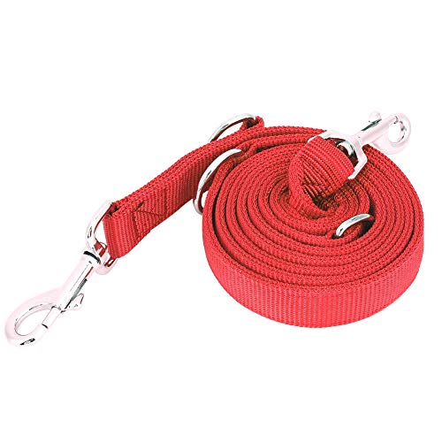 LUCKDANO Doppelte Leine für Zwei Hunde, Doppelte Leine Dual -Hunde - Nylon Flexible Haustierhund Wanderleinen Traktionsseil mit Kette Dual für Mittelgroße und Große Rassen für Zwei (2,5 cm * 200 cm) LUCKDANO Doppelte Leine für Zwei Hunde, Doppelte Leine Dual -Hunde - Nylon Flexible Haustierhund Wanderleinen Traktionsseil mit Kette Dual für Mittelgroße und Große Rassen für Zwei (2,5 cm * 200 cm) von LUCKDANO