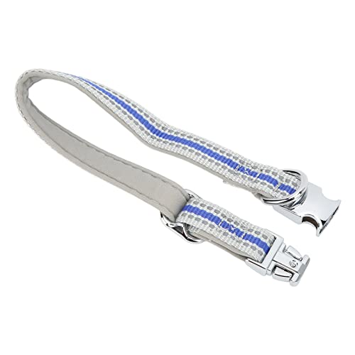 LUCKDANO Hundehalsbänder für Kleine Hunde, Reflektierende Hundekragen Welpenkragen Verstellbare Sicherheit Nylonkragen mit Schnallen Weicher Atmungsaktiv (L) von LUCKDANO