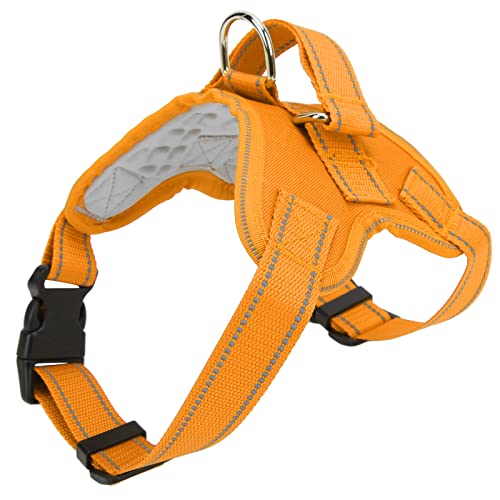 LUCKDANO Hundekabelbaum, Welpengurt und Leine -Set -Training Katzen Wandergabeltier Haustier Sattelkabelbaum mit Einfachem Kontrollgriff Verstellbarer Reflektierender Oxford Haustierkabelbaum für (M von LUCKDANO