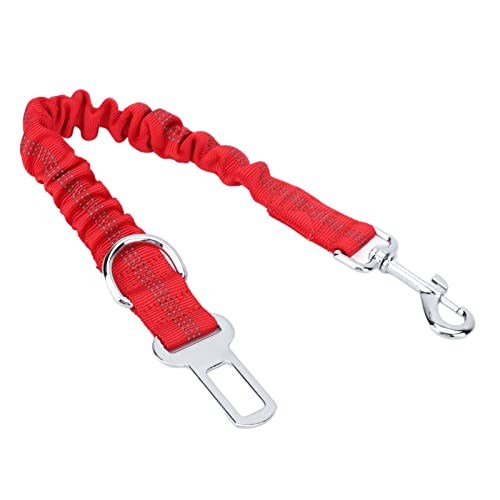 LUCKDANO Hundeleine, 1PCS 21 * 5 * 4 Taillenhund, die Leine mit Leichtem Schnalle Hochreflektierender, Einziehbarer Explosionsnachweis für das Wandertraining Im Freien Im Freien (Rot) von LUCKDANO