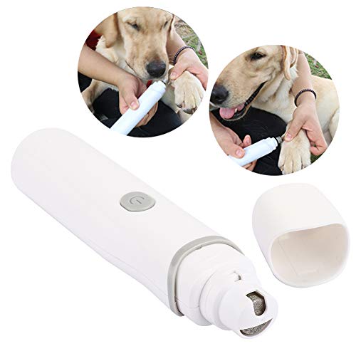 LUCKDANO Hundenagelschleife, Hundagnagel Trimmers Hundzehennagel Mühle Ruhige Welpe Pflegewerkzeug Haustier Katzenkrallen Nagel Elektrische Mühle für Kleine Mittelgroße Hunde Katzen, 5,9x1.6x1.2in LUCKDANO Hundenagelschleife, Hundagnagel Trimmers Hundzehennagel Mühle Ruhige Welpe Pflegewerkzeug Haustier Katzenkrallen Nagel Elektrische Mühle für Kleine Mittelgroße Hunde Katzen, 5,9x1.6x1.2in von LUCKDANO