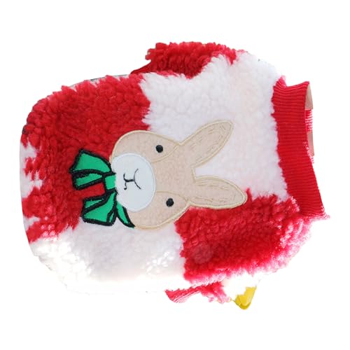 LUCKDANO Jahr des Hasen-Hundekleidung, Bequemes Neujahrs-Welpenkostüm für Zwergspitz, Atmungsaktives Polyestermaterial, Einfach Anzuziehen (S) von LUCKDANO