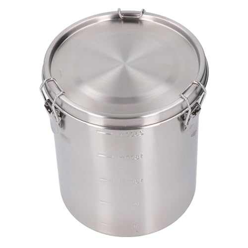 LUCKDANO Luftdichter Edelstahl-Aufbewahrungsbehälter für Tierfutter, abwechslungsreich, großer Metallbehälter für Hund, Katze, Vogel, Kaffee, Müsli, Mehl, Zucker, Proteinpulver, vielseitige LUCKDANO Luftdichter Edelstahl-Aufbewahrungsbehälter für Tierfutter, abwechslungsreich, großer Metallbehälter für Hund, Katze, Vogel, Kaffee, Müsli, Mehl, Zucker, Proteinpulver, vielseitige von LUCKDANO