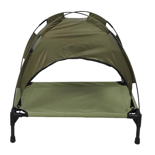 LUCKDANO Outdoor Erhöhtes Hundebett -Baldachin Großer Kapazität Atmungsaktives Material Bequemes Reinigen Ideal für Outdoor -Aktivitäten (Extra groß 32,7 x 24,4 x 31,5 Zoll) von LUCKDANO