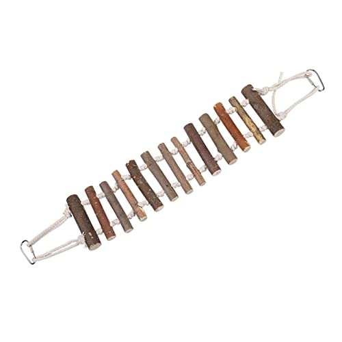 Seil-Holz-Kletterbrücke, Vogel-Haustier-Kauspielzeug Zur Geistigen Stimulation und Fußübung, Geeignet für Papageien, Mittelgroße Vögel Seil-Holz-Kletterbrücke, Vogel-Haustier-Kauspielzeug Zur Geistigen Stimulation und Fußübung, Geeignet für Papageien, Mittelgroße Vögel von LUCKDANO